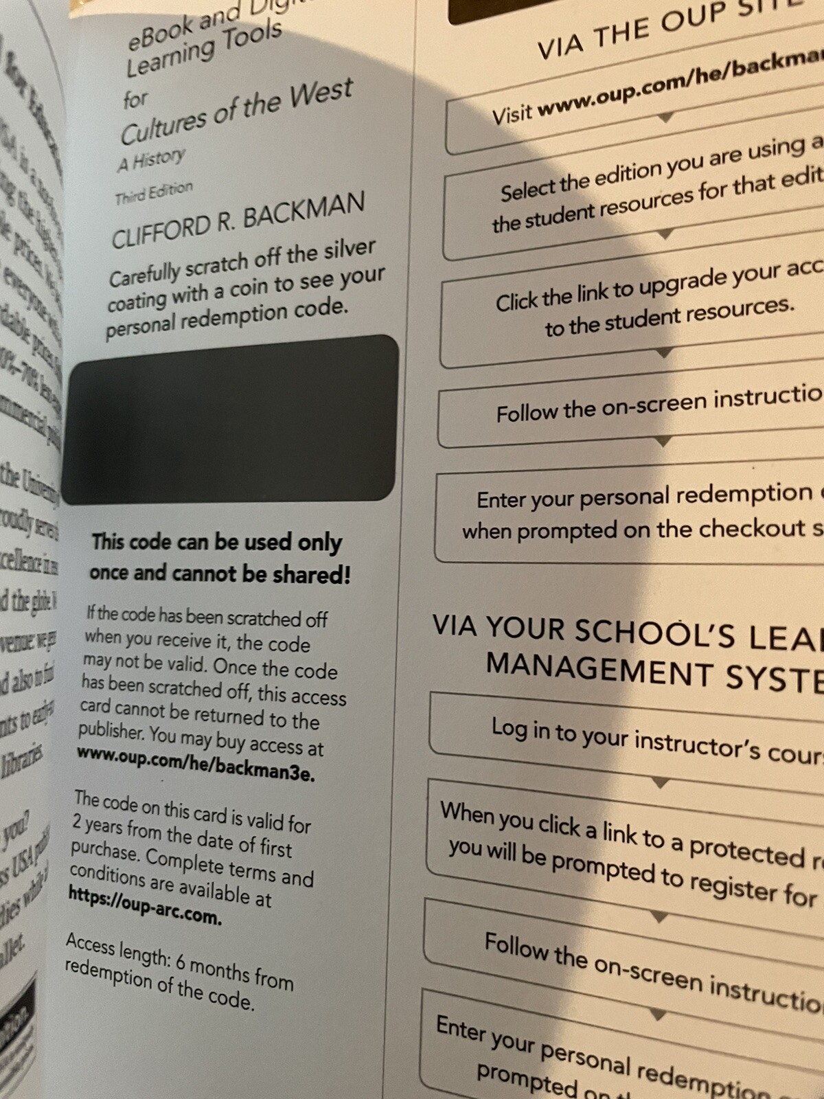9780190070427, 9780190070304 Textbook & Sourcebook- 2 BOOK SET – Volume One