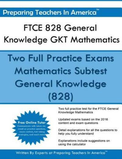 Ftce 828 General Knowledge Gkt Mathematics: Ftce General Knowledge Math Stu…