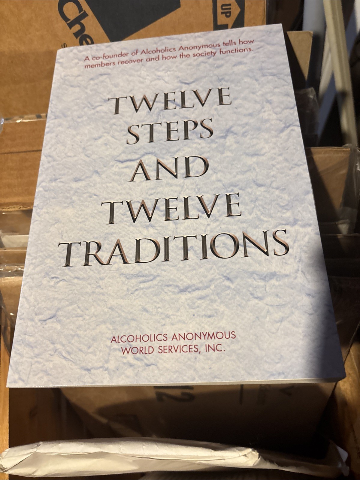 Twelve Steps and Twelve Traditions by Not Available Soft Cover Large Print