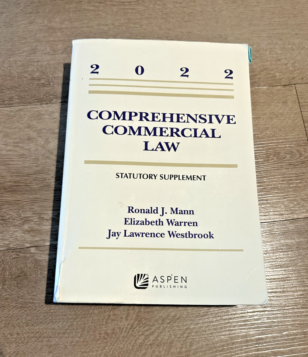 Supplements Ser.: Comprehensive Commercial Law : 2022 Statutory Supplement by…
