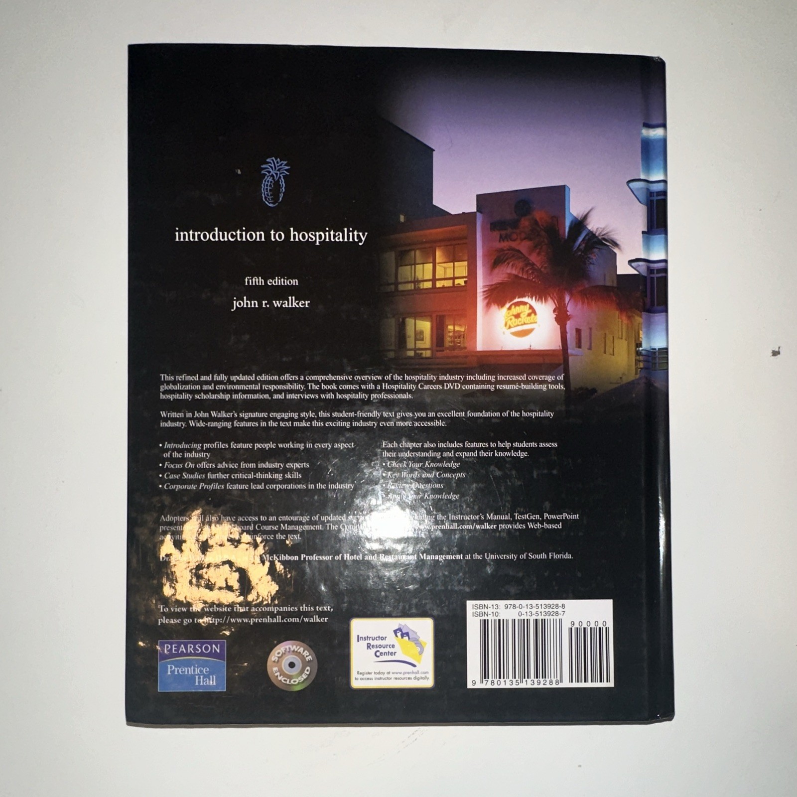 Pearson Prentice Hall Introduction to Hospitality 5th Ed HC Walker 2008