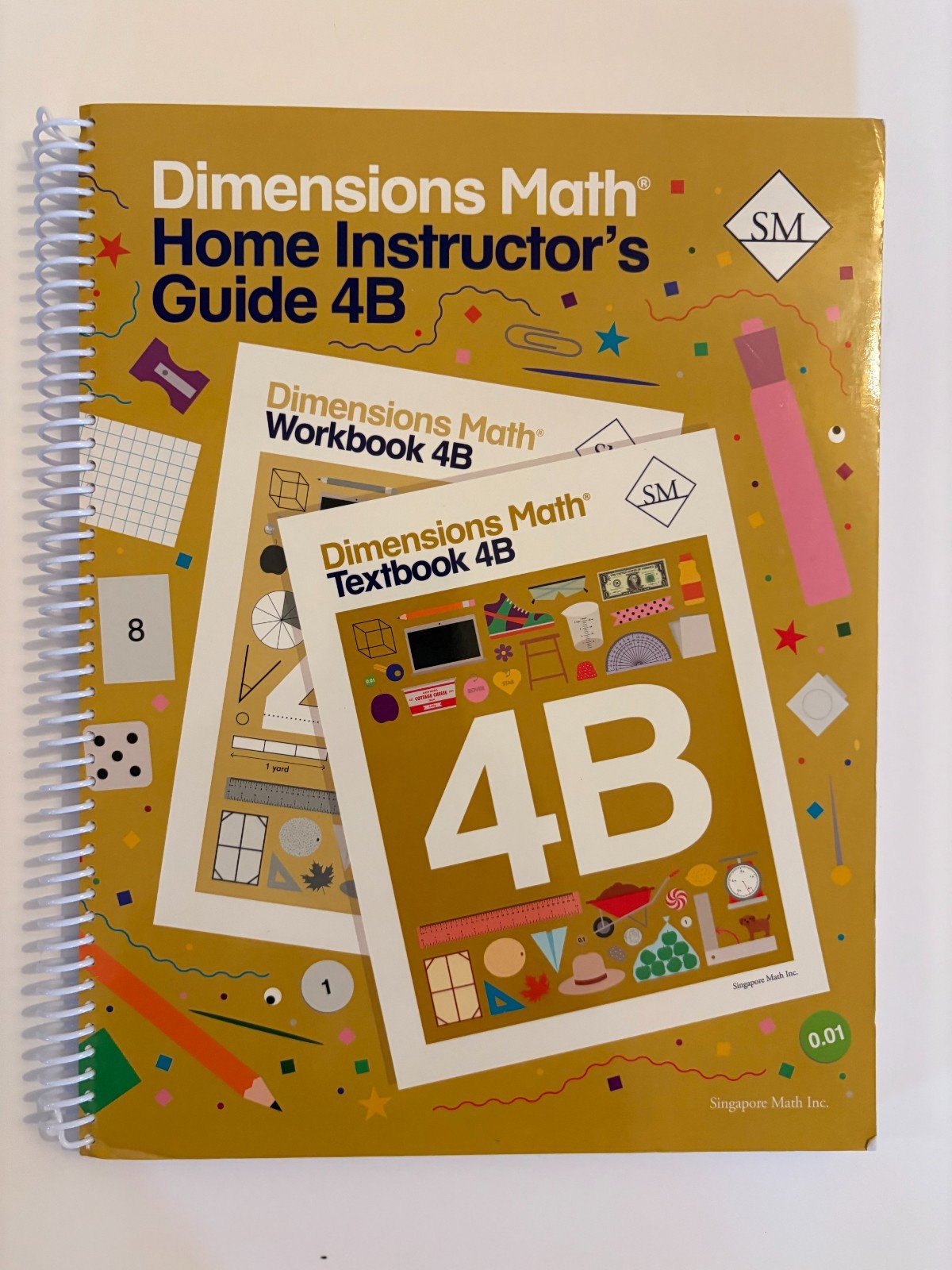 Singapore Math Inc. Dimensions Math Teacher&rsquo;s Guide 4B | Spiral-bound