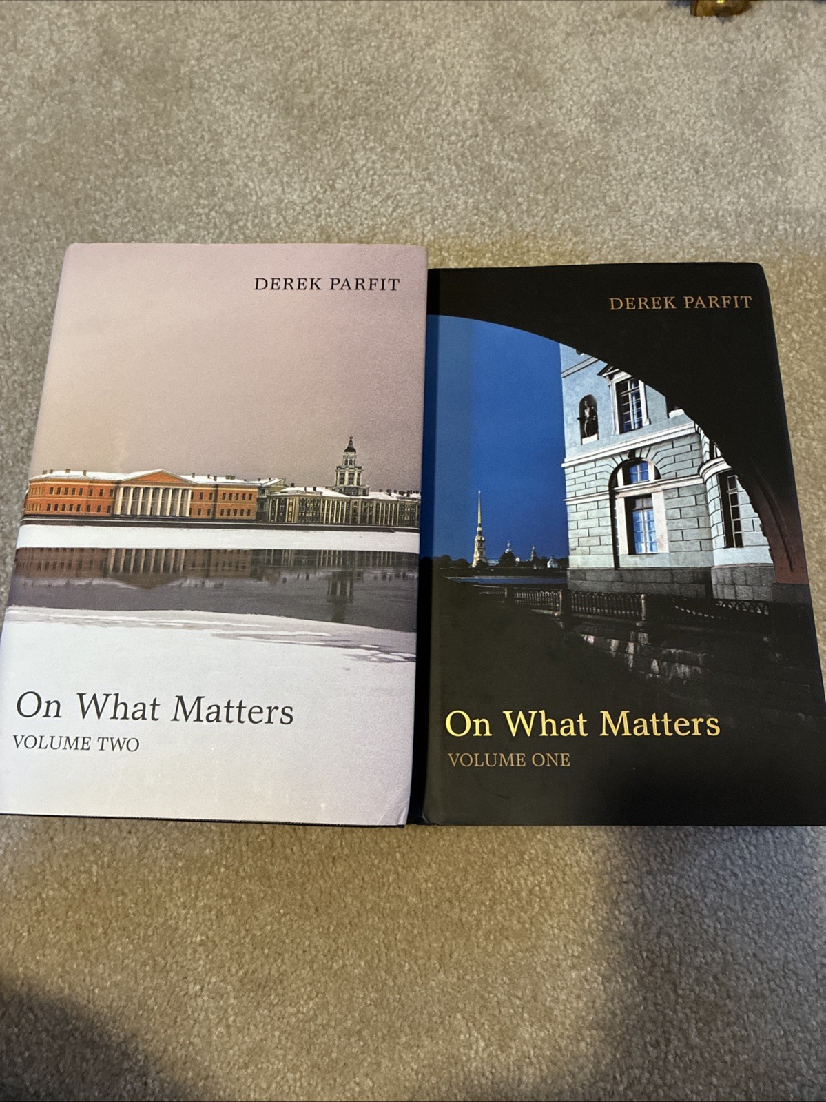 On What Matters ~ Two-Volume Set ~ by Derek Parfit ~ Hardcover / Dust Jacket