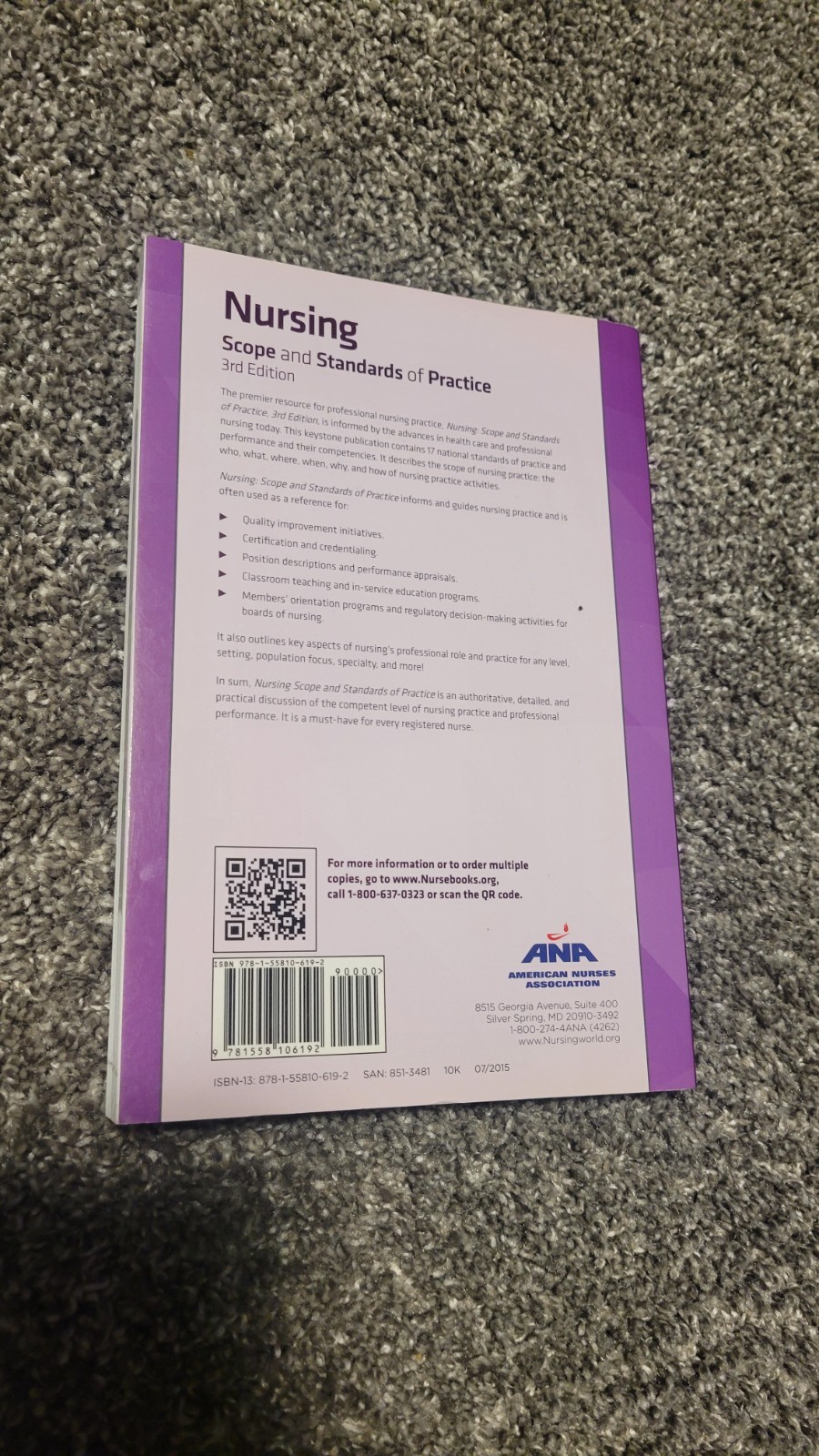 Nursing Informatics Scope and Standards of Practice, 3rd Edition