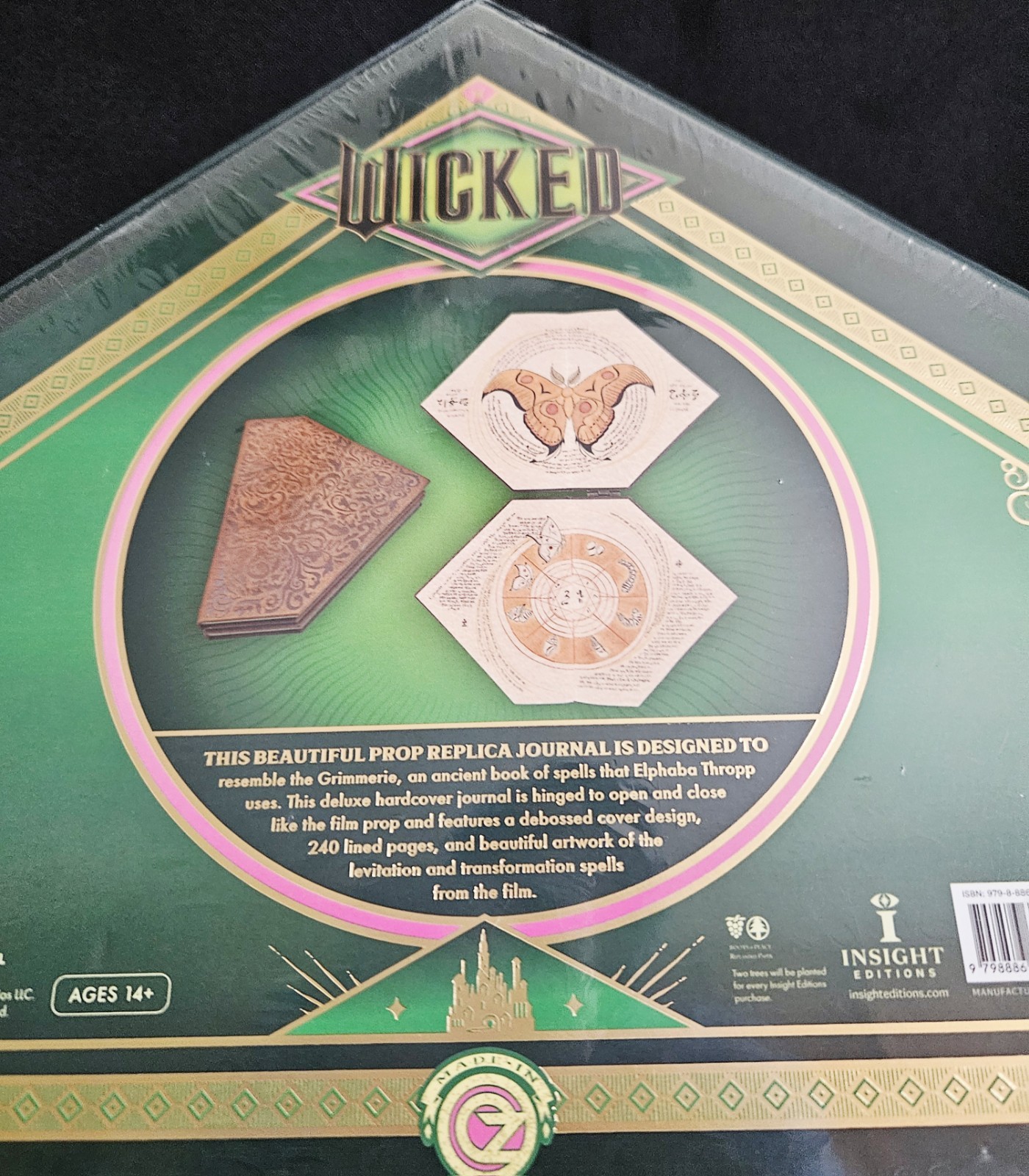 Wicked The Grimmerie Collectible Hardcover Journal Insight Edition New Sealed