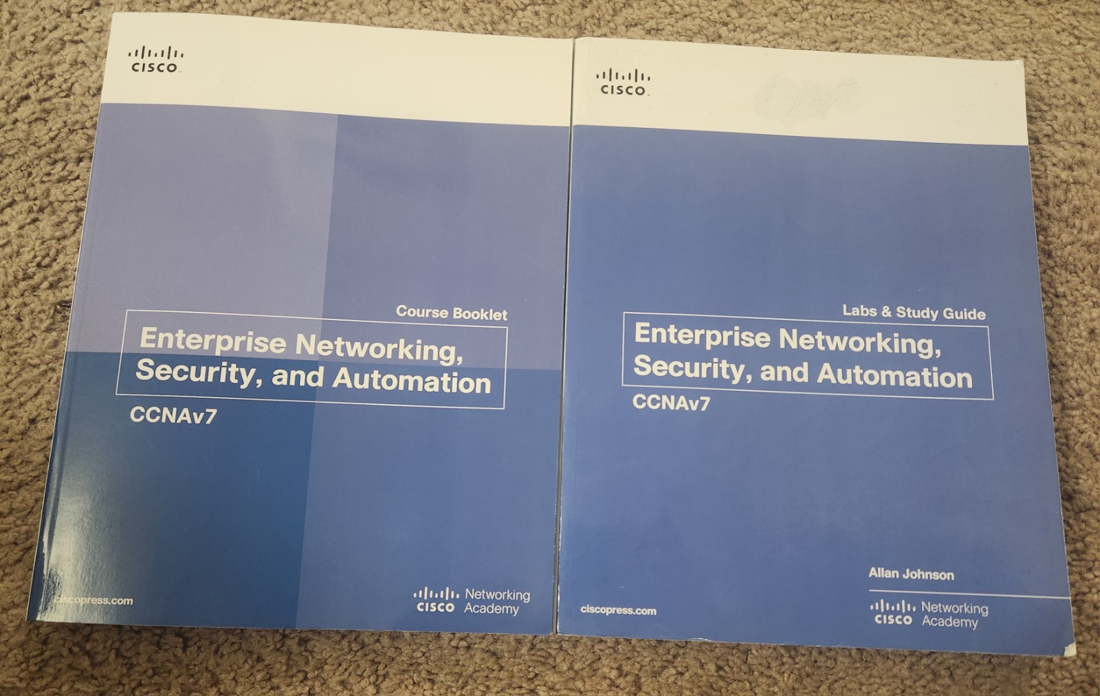CCNAv7 CISCO Enterprise Networking Security Automation Booklet +Labs Study Guide