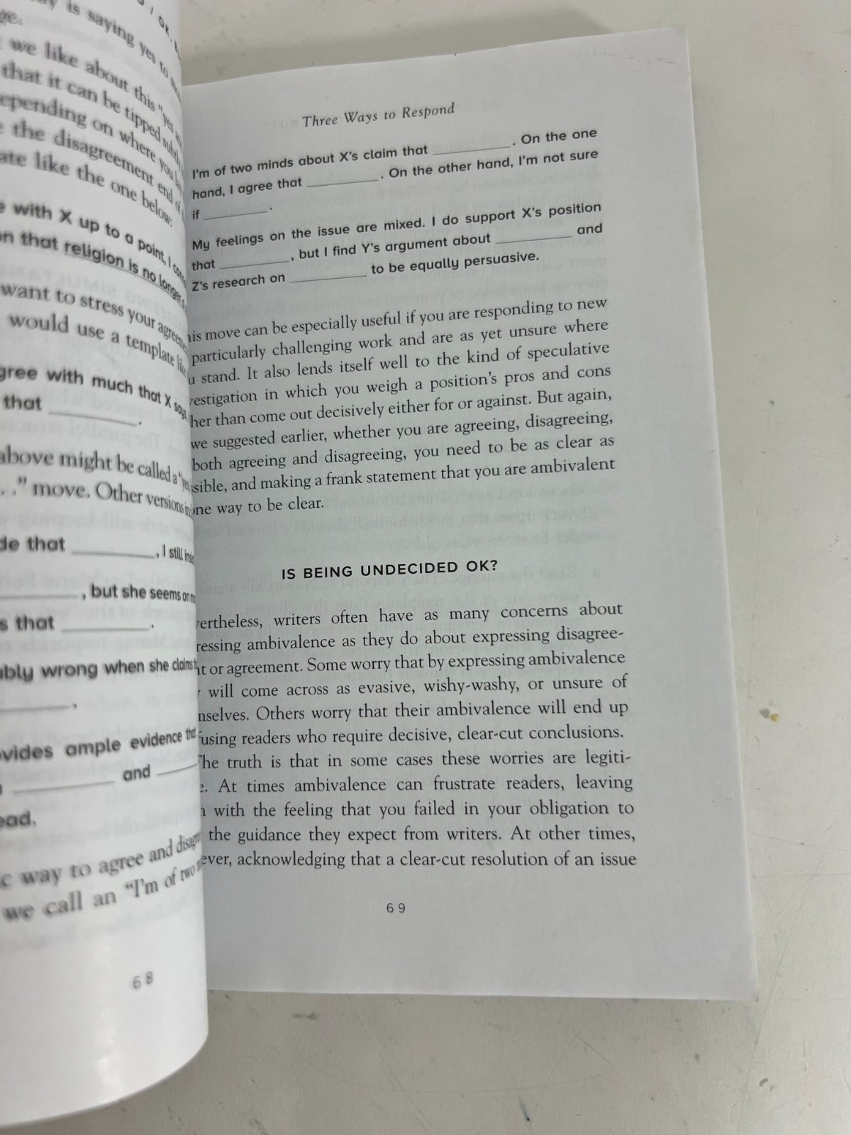 “They Say / I Say” by Graff, Gerald, Birkenstein, Cathy