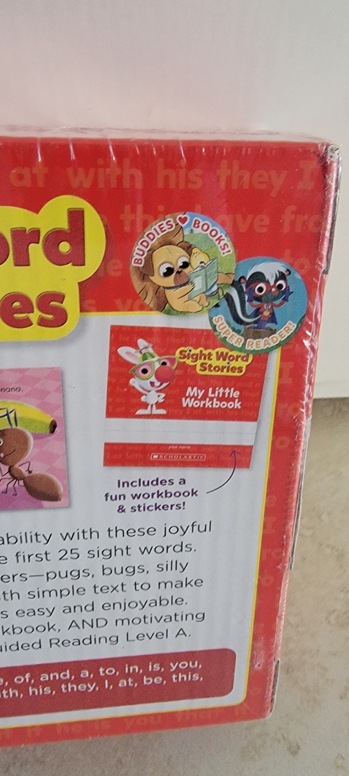 Scholastic Sight Word Stories: Guided Reading Level A, 25 Books