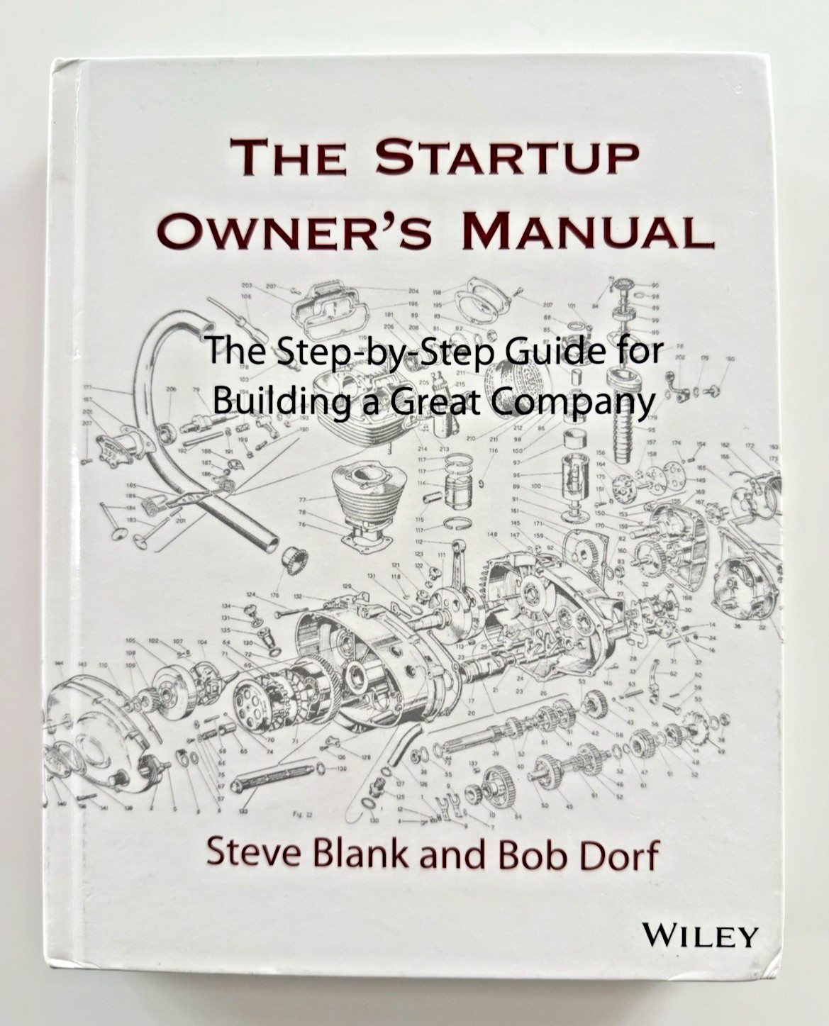 The Startup Owner’s Manual Steve Blank Bob Dorf Hardcover Business Guide Wiley