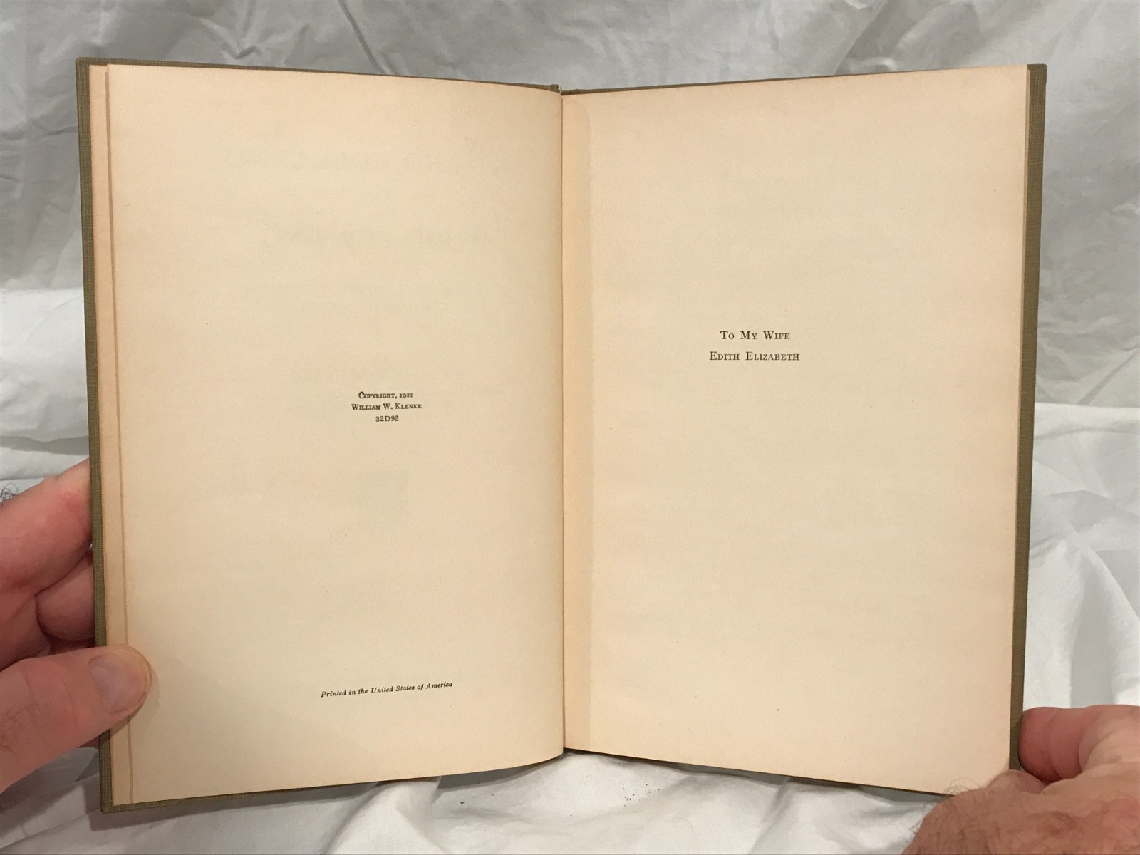 Art and Education in Wood-Turning William W. Klenke 1921 First Edition