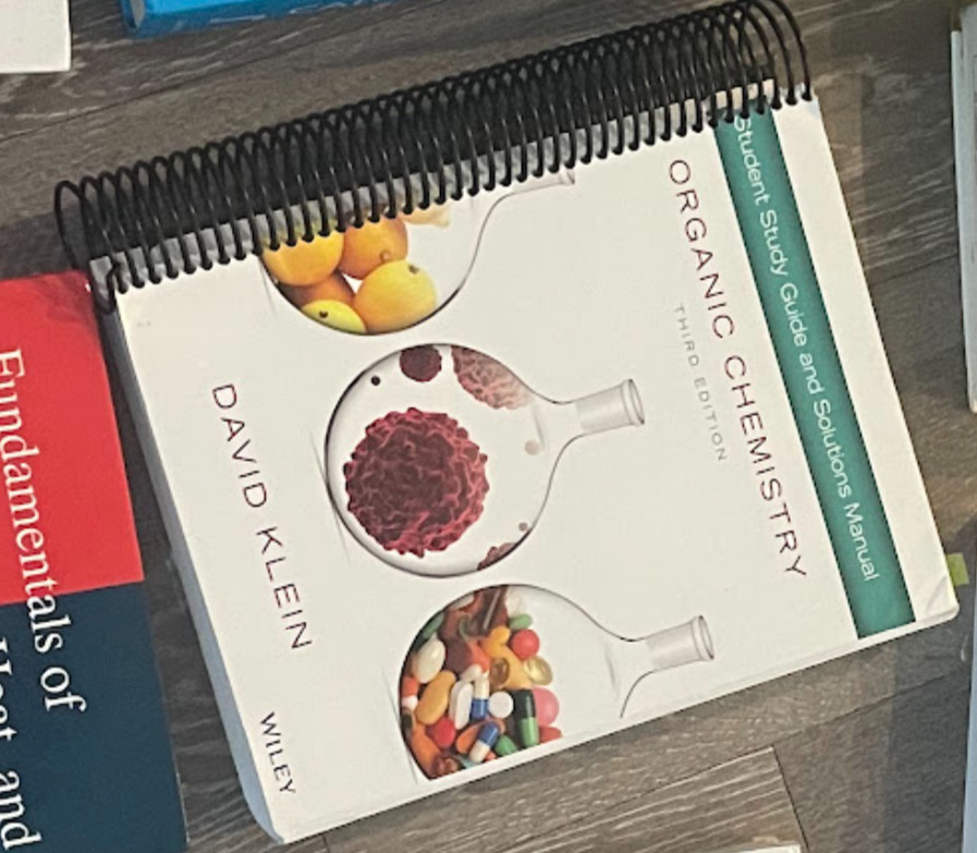 Organic Chemistry – David R. Klein (Wiley) Paperback textbook – 3rd Ed