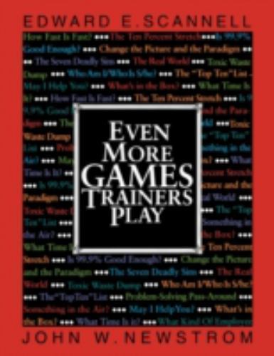Even More Games Trainers Play – 9780070464148, Edward E Scannell, paperback, new
