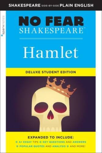 Hamlet: No Fear Shakespeare Deluxe Student Edition (Volume 1) – Paperback – GOOD