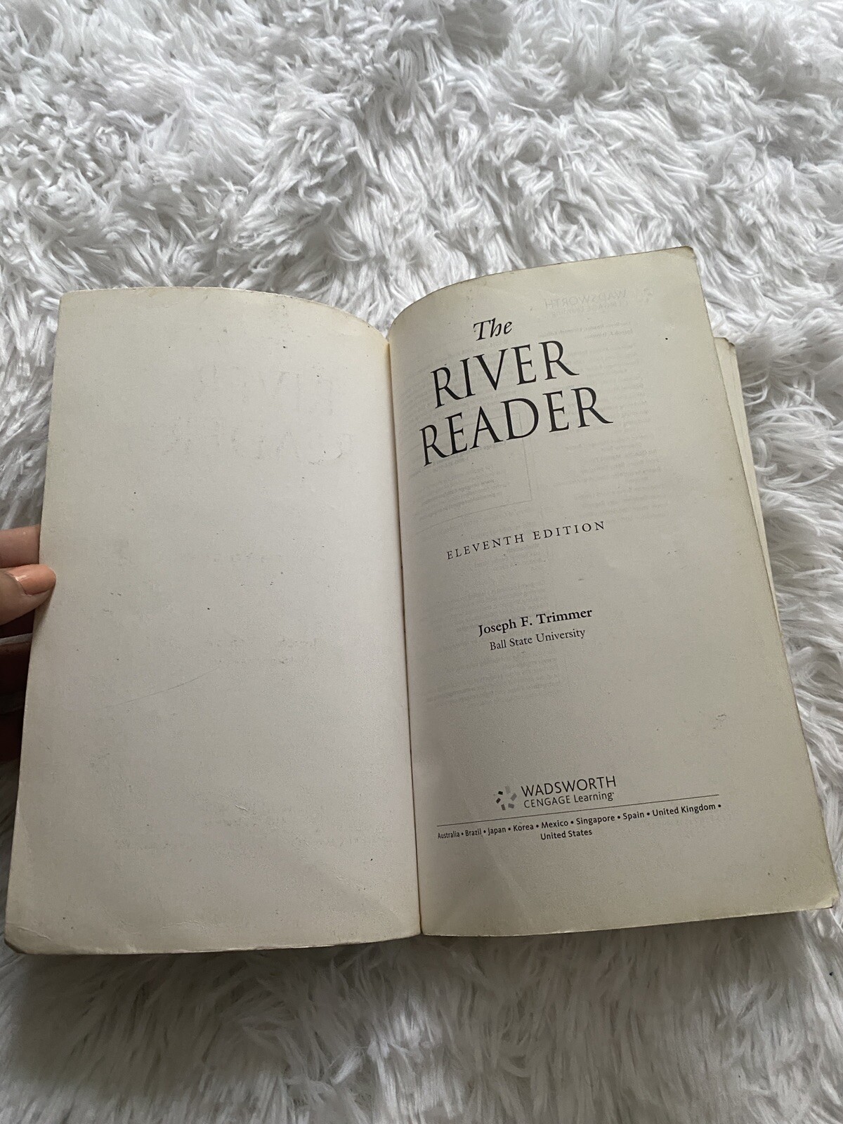 The River Reader by Joseph F. Trimmer (2013, Trade Paperback)