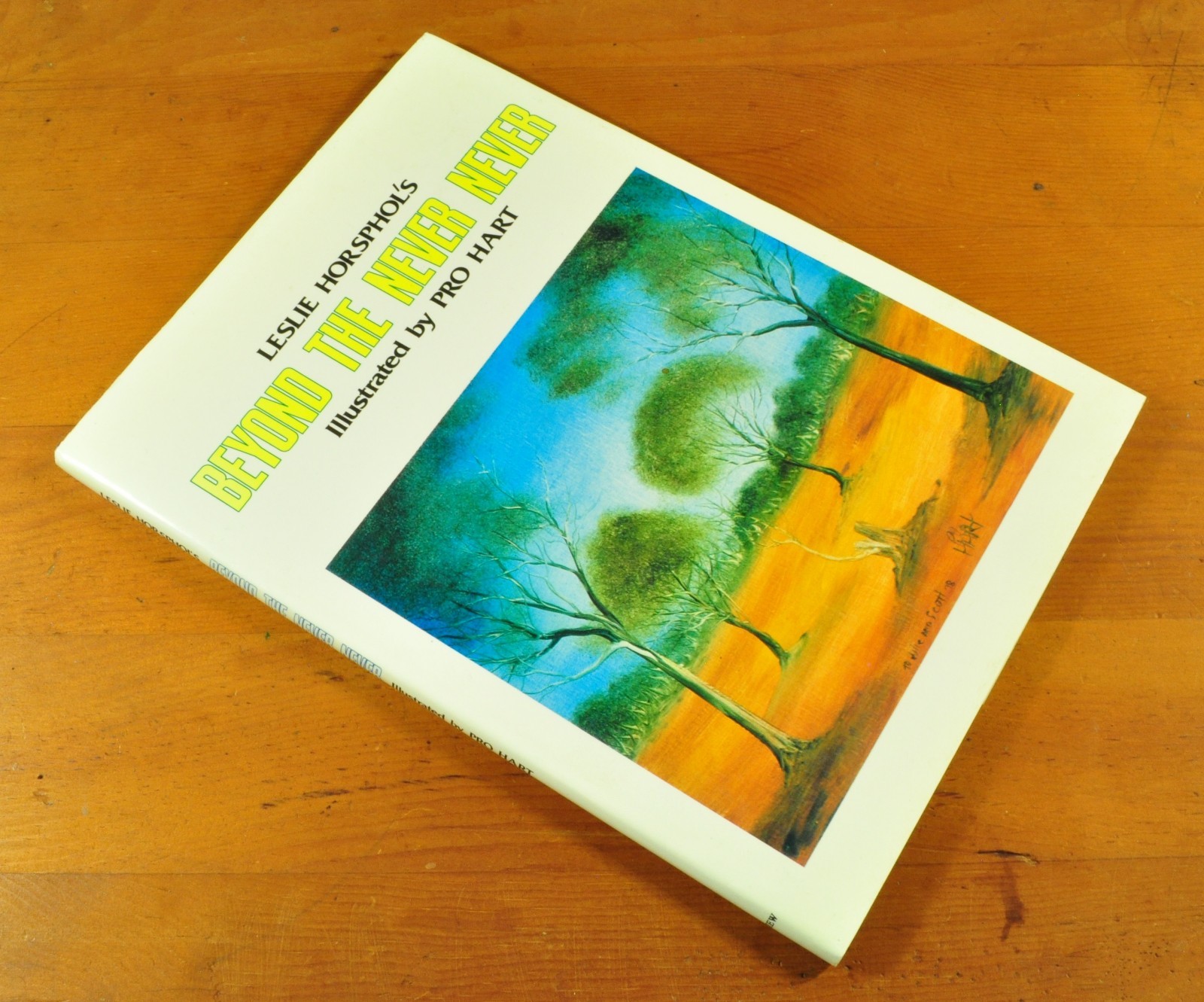 Beyond the Never Never Leslie Horsphol Pro Hart Australian Outback Poetry Art