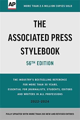 The Associated Press Stylebook: – Paperback, by The Associated Press – Very Good
