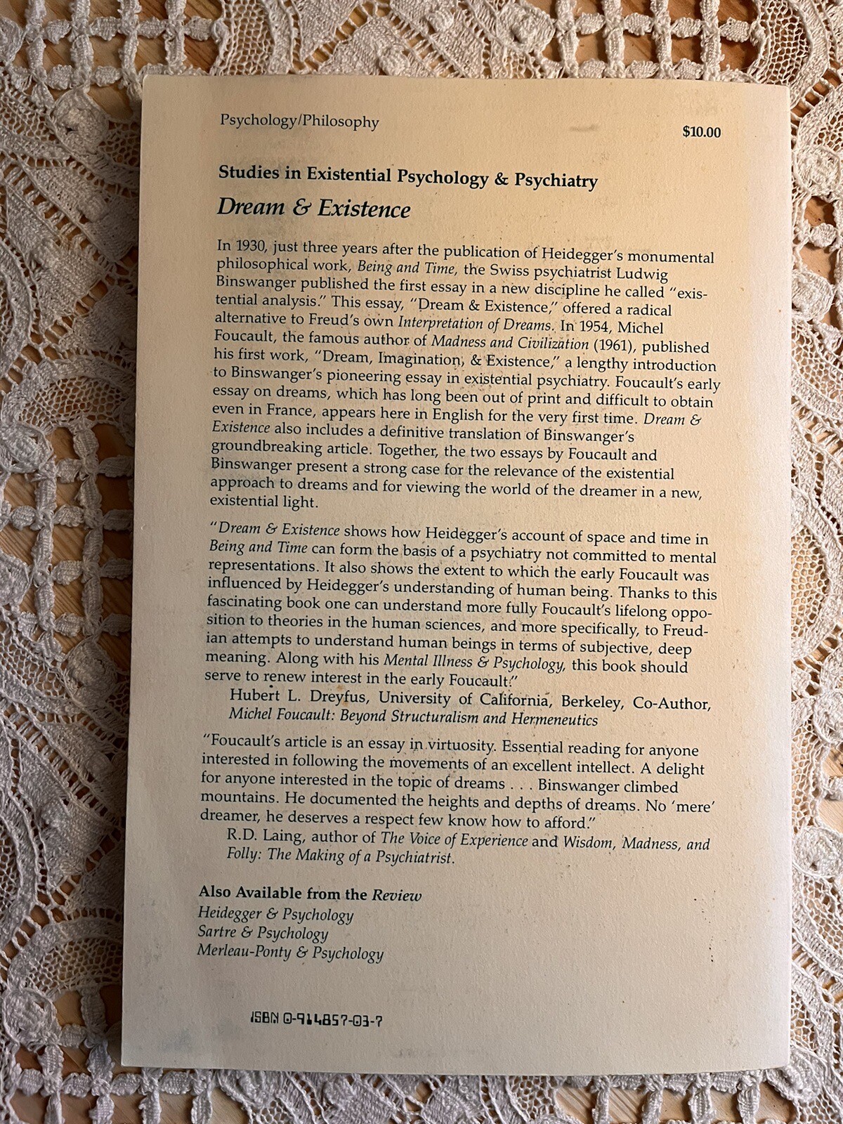 Dream & Existence (Foucault); Review Of Existential Psychology & Psychiatry