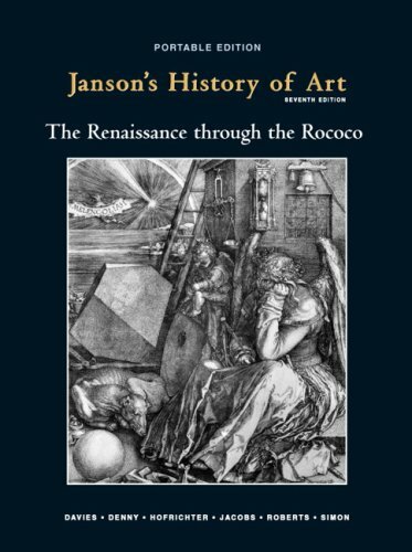 Janson&rsquo;s History of Art Portable Edition Book 3 by Penelope Je Davies