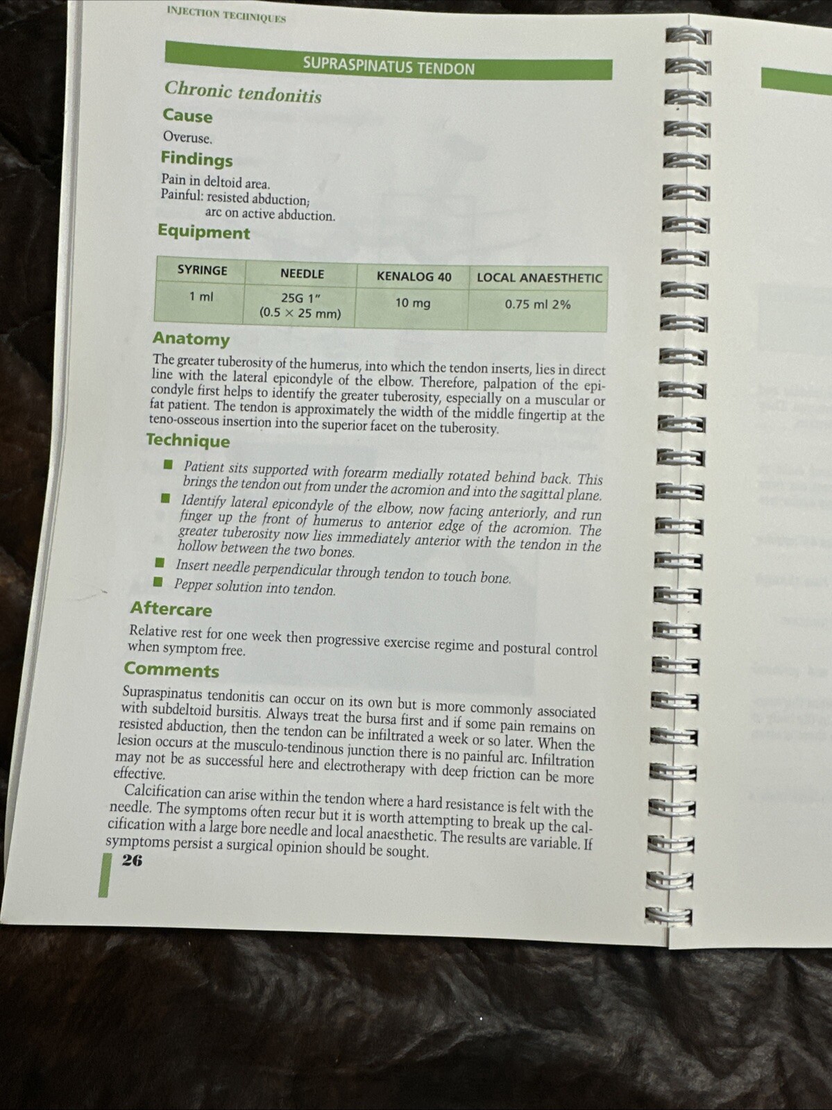 Injections in Orthopaedics and Sports Medicine by Saunders and Cameron (1997,…