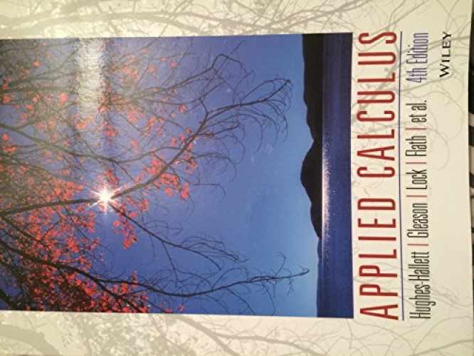 Applied Calculus – Paperback, by Hughes-Hallett Deborah; Lock – Acceptable n