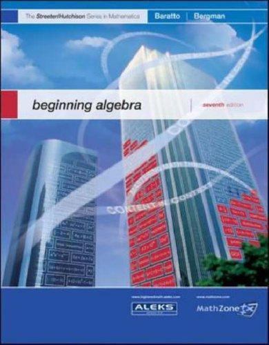 MP Beginning Algebra (The Streeter Series) – Paperback – GOOD