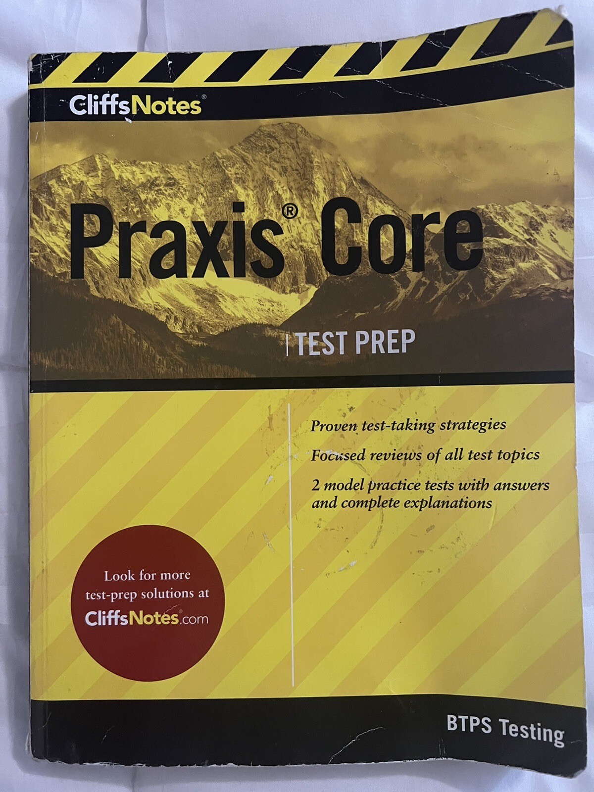 CLIFFSNOTES PRAXIS CORE (CLIFFSNOTES ()) By Btps Testing **Pre Owned**
