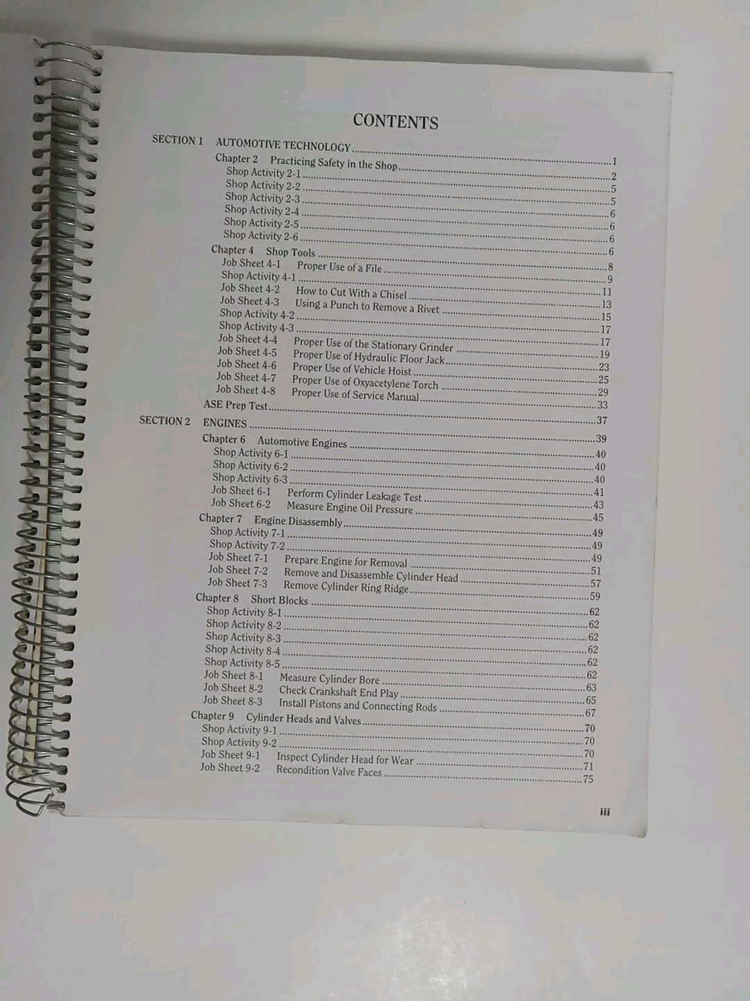 Automotive Technology A Systems Approach Jack Erjavec & Robert Schaefer Workbook