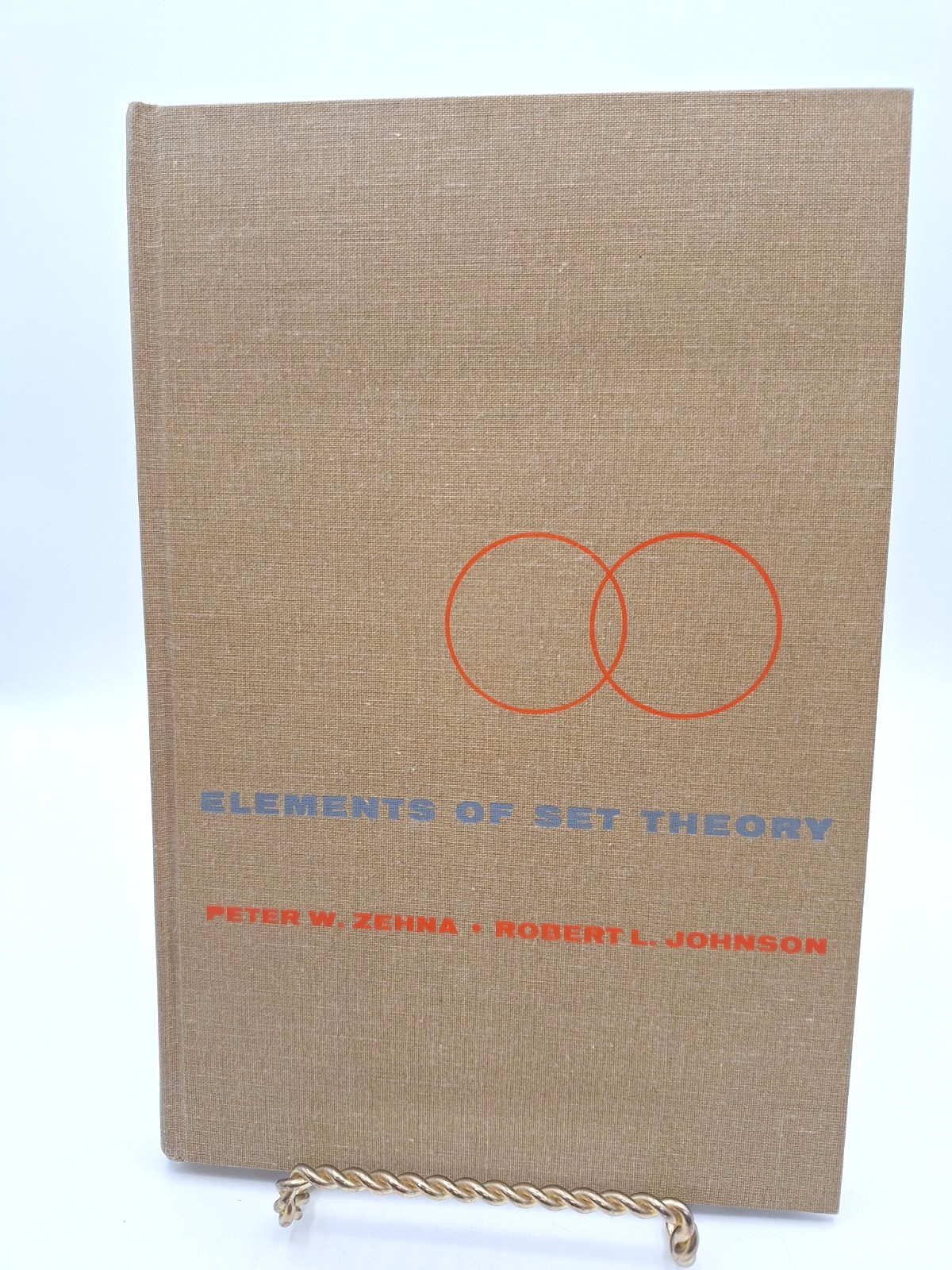 Elements of Set Theory ~ Zehna/Johnson ~ 1968 HC