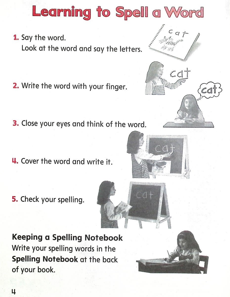 1st Grade 1 MCP Spelling Workout Level A Modern Curriculum Press Student Edition