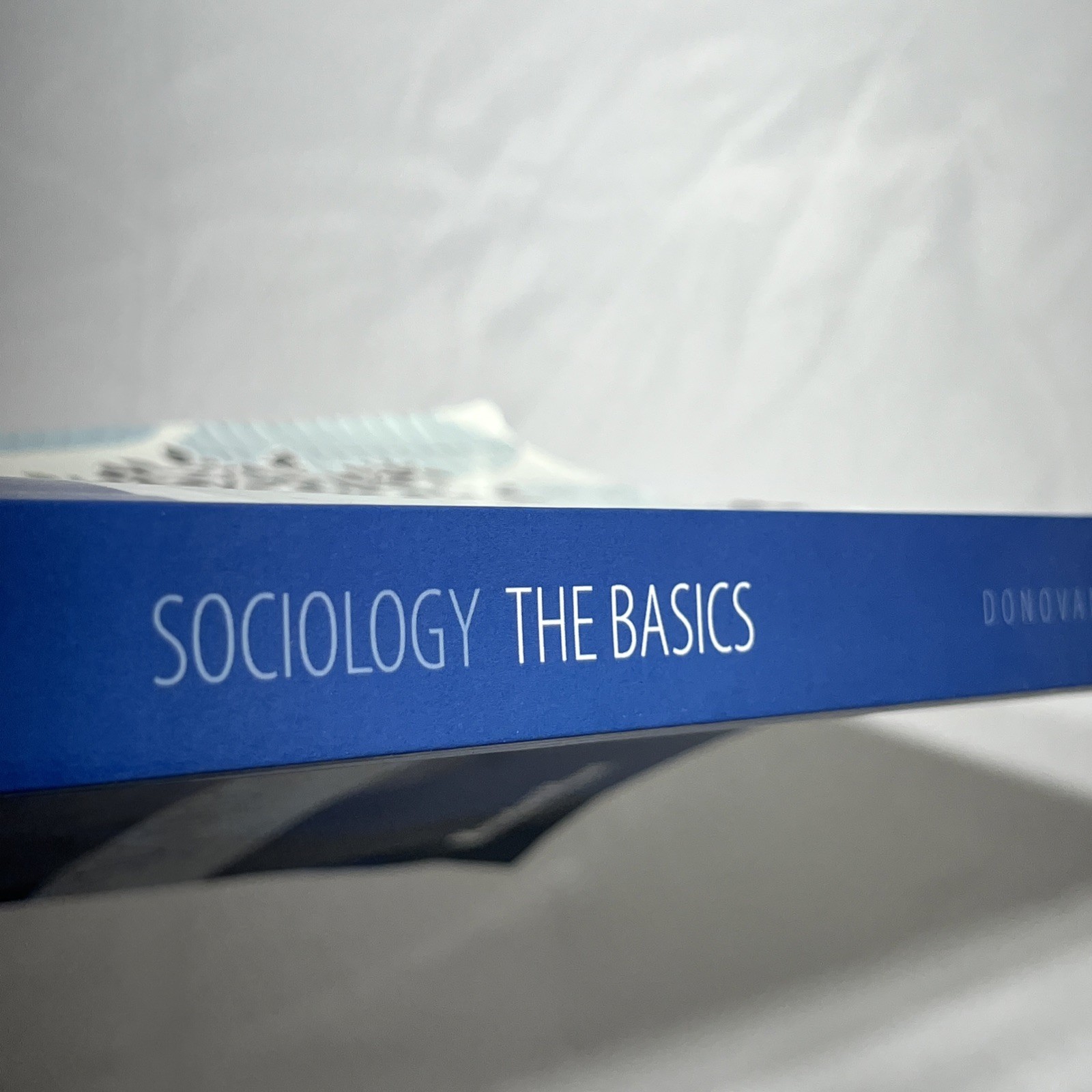 Sociology The Basics by Marjorie E. Donovan (English) Paperback Book