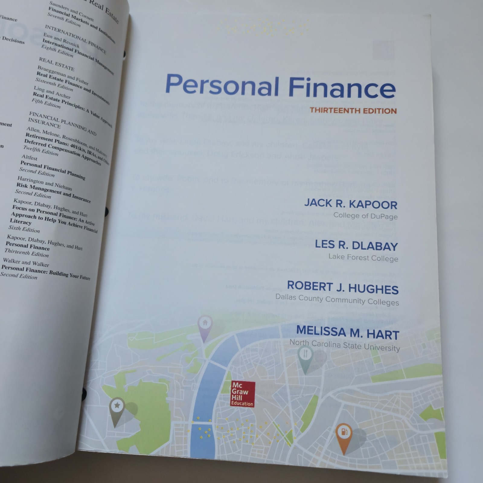 Personal Finance Loose Leaf 13th Ed Kapoor Dlabay Hughes McGraw Hill Textbook