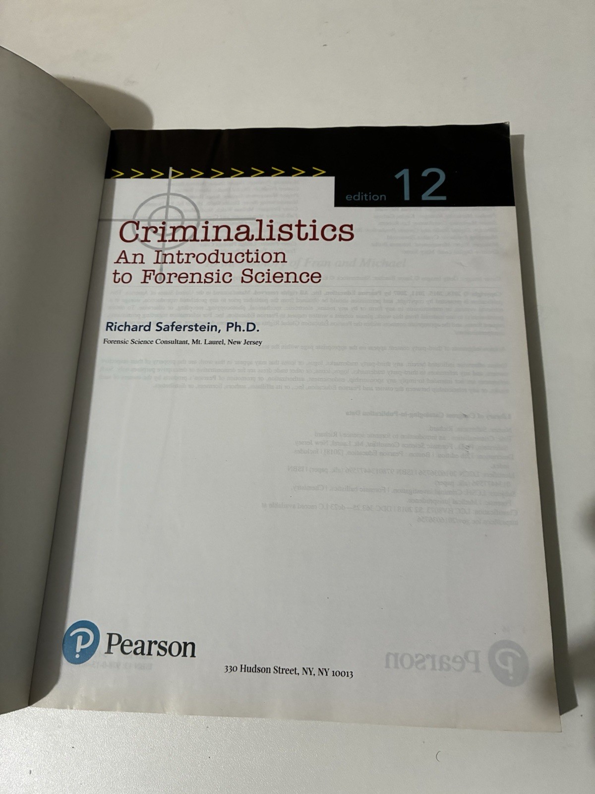 Criminalistics: An Introduction to Forensic Science 12th Edition – Good