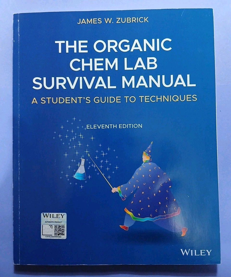 The Organic Chem Lab Survival Manual by Zubrick James W. – Good Eleventh 11th Ed
