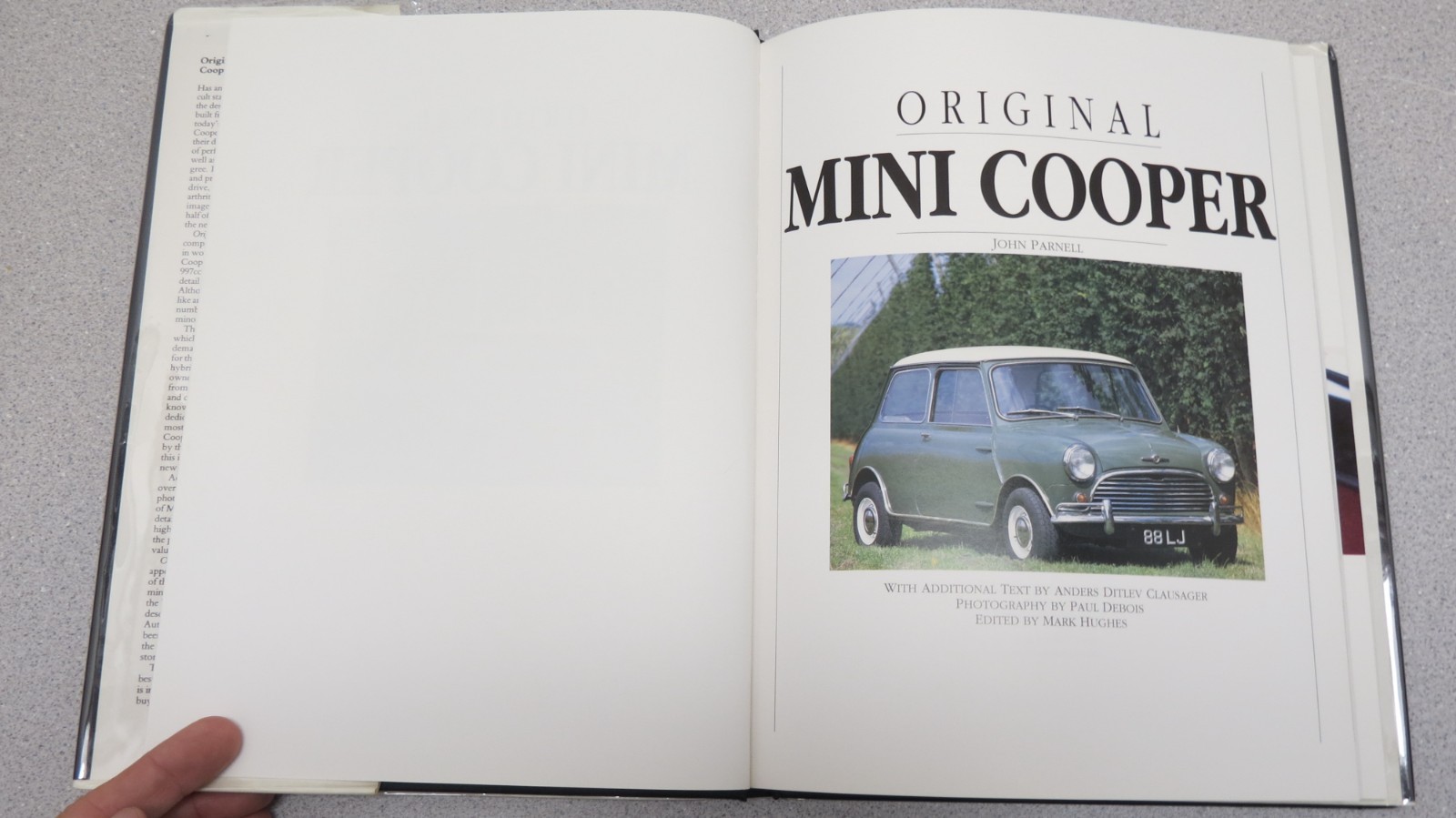 Original Mini-Cooper and Cooper S : Restorer’s Guide to 997 998 970 1071 1275