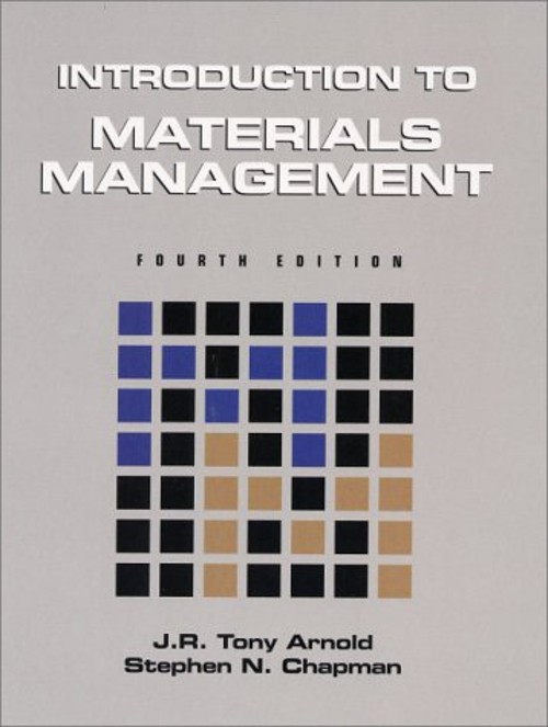 Introduction to Materials Management J. R. Tony, Chapman, Stephen