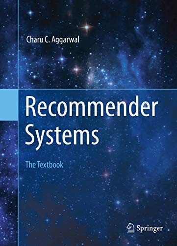 Recommender Systems: The Textbook by Aggarwal, Charu C. Hardback Book The Fast