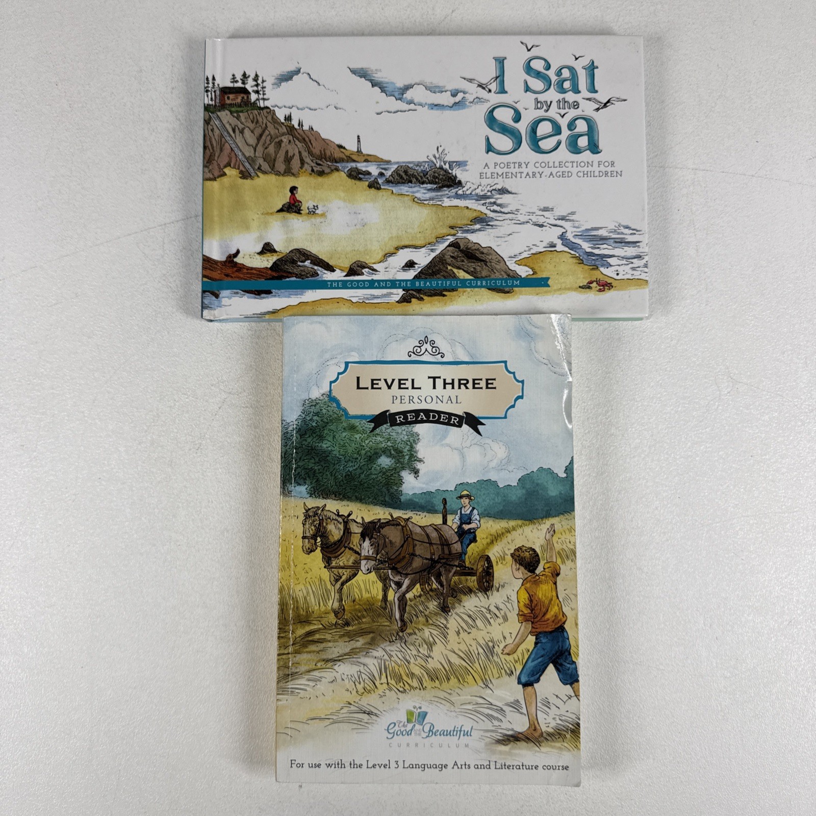 Good and the Beautiful Level 3 Personal Reader + I Sat By the Sea Poetry Book