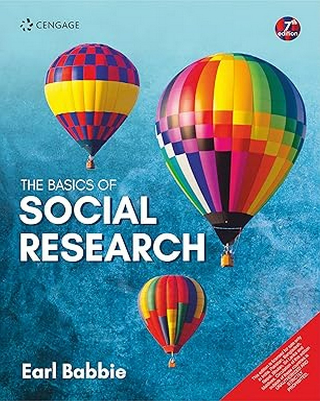 NEW: The Basics of Social Research by Earl R. Babbie 7th INTL ED-9789392357640