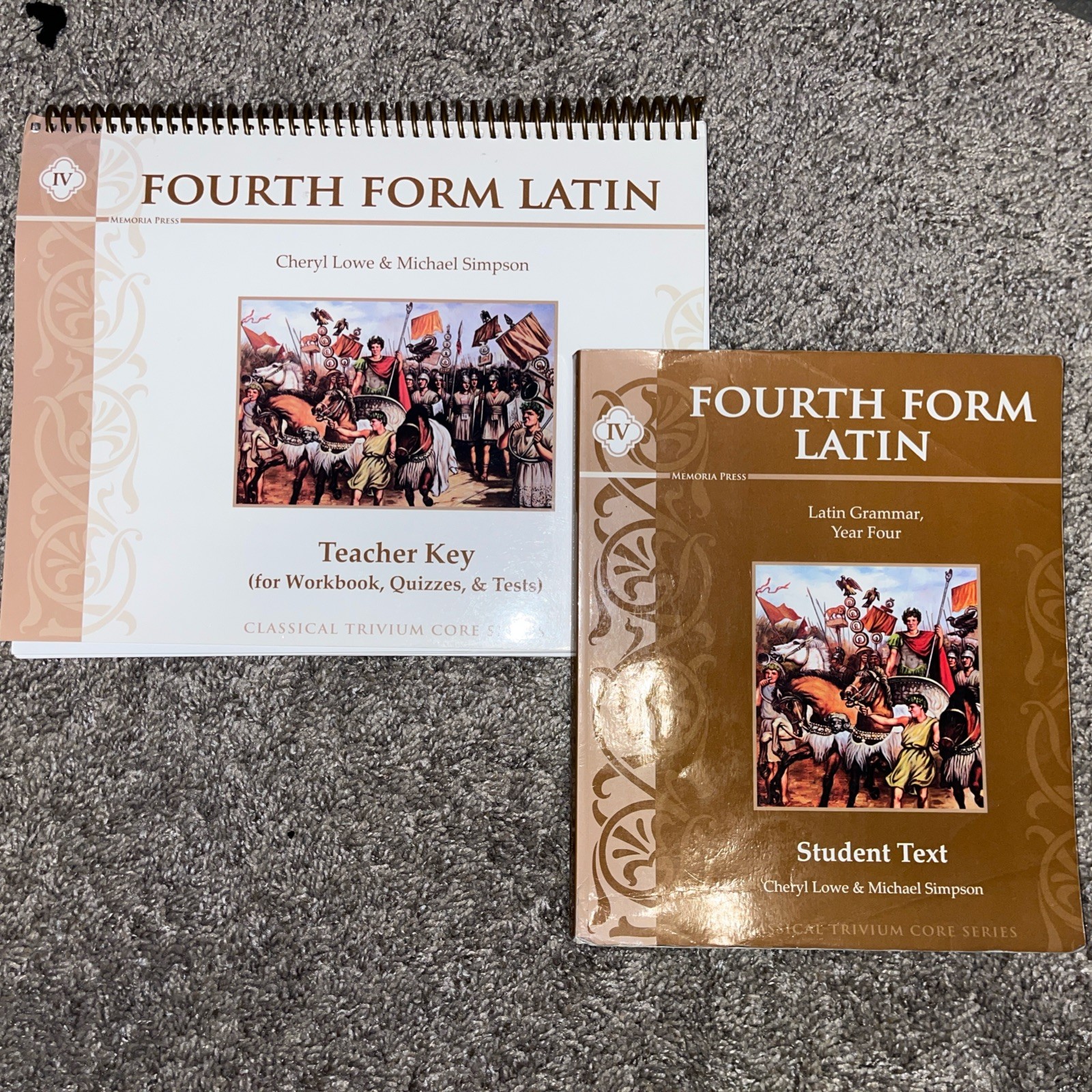 Fourth Form Latin Memoria Press Teacher Key and student Text