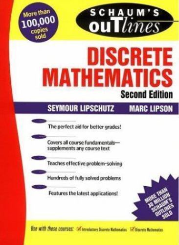 Schaum’s Outline Ser.: Schaum’s Outline of Discrete Mathematics by Seymor…