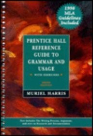 PRENTICE HALL REFERENCE GUIDE TO GRAMMAR AND USAGE WITH By Muriel Harris *Mint*