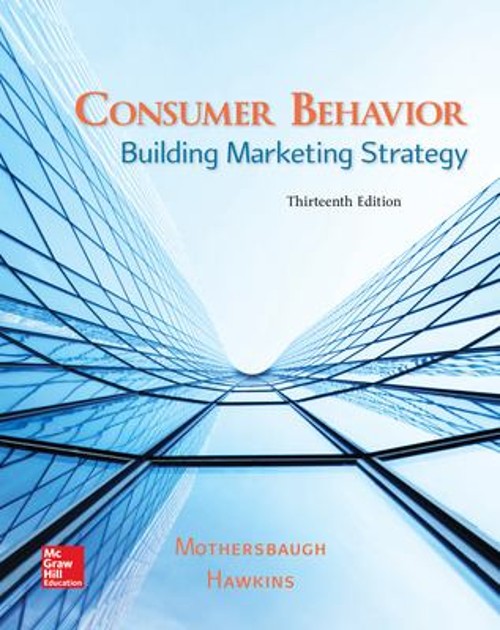 Consumer Behavior: Building Marketing Strategy Hardcover