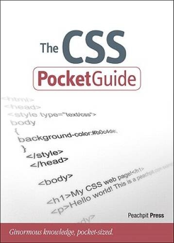 The CSS Pocket Guide (Peachpit Pocket Guide) – Paperback – VERY GOOD