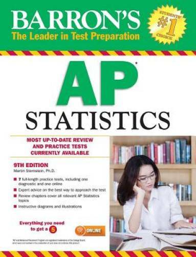 Barron’s AP Statistics, 9th Edition – Paperback – GOOD