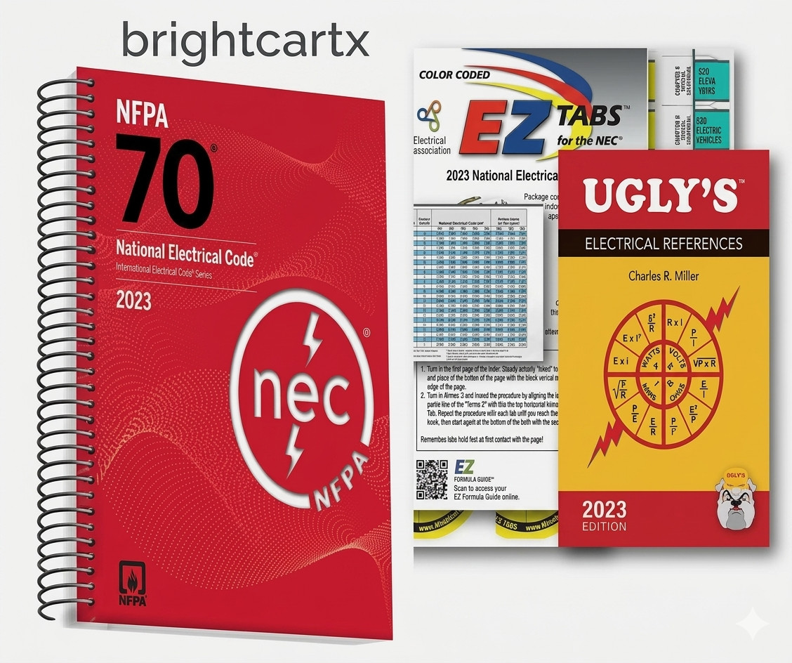 NFPA 70 2023 NEC Code Book + Ugly&rsquo;s Electrical Ref Spiral +EZ TAB USA STOCK USPS