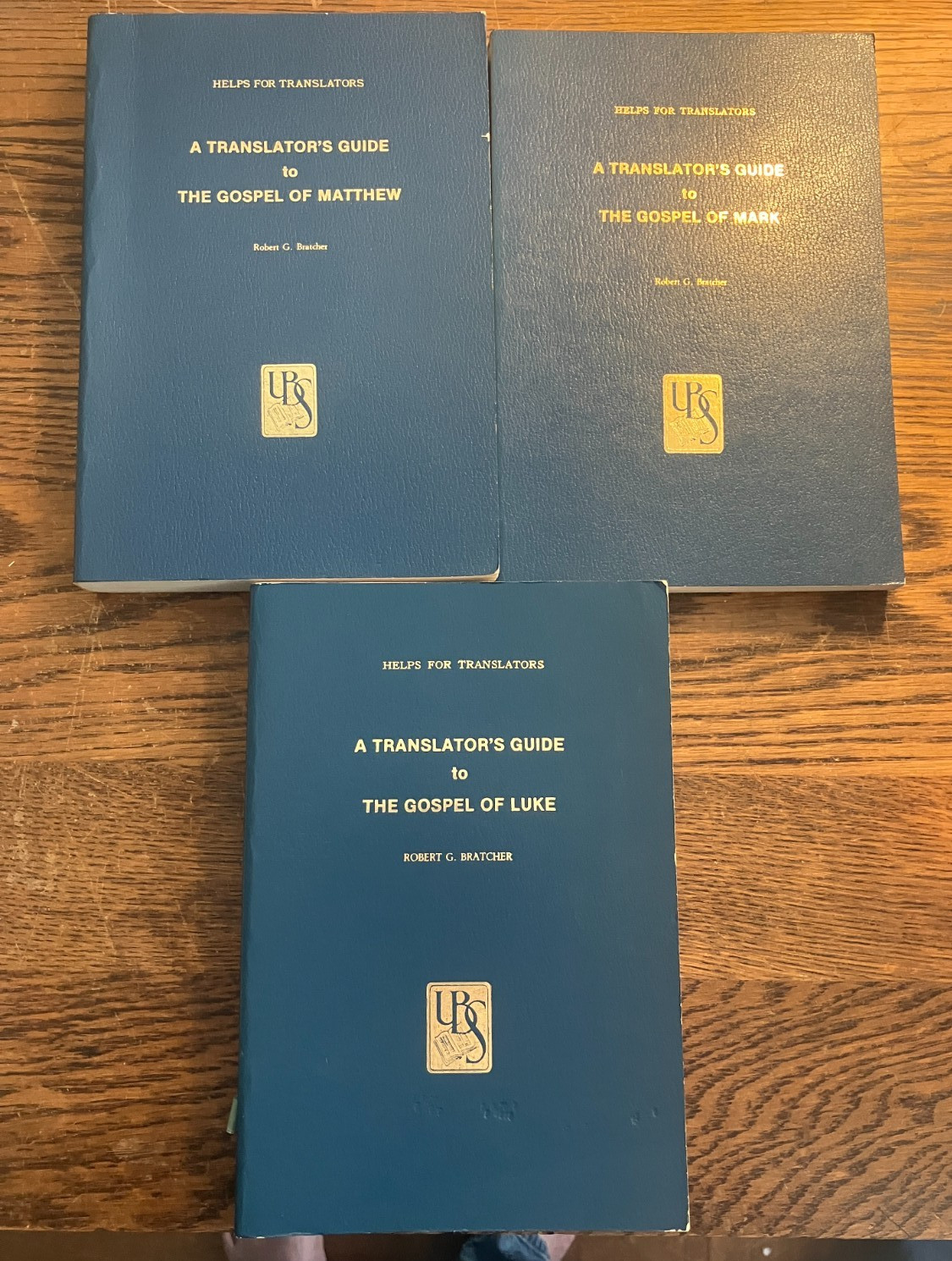 Helps for Translators, Translator&rsquo;s Guide to The Gospels of Matthew, Mark & Luke