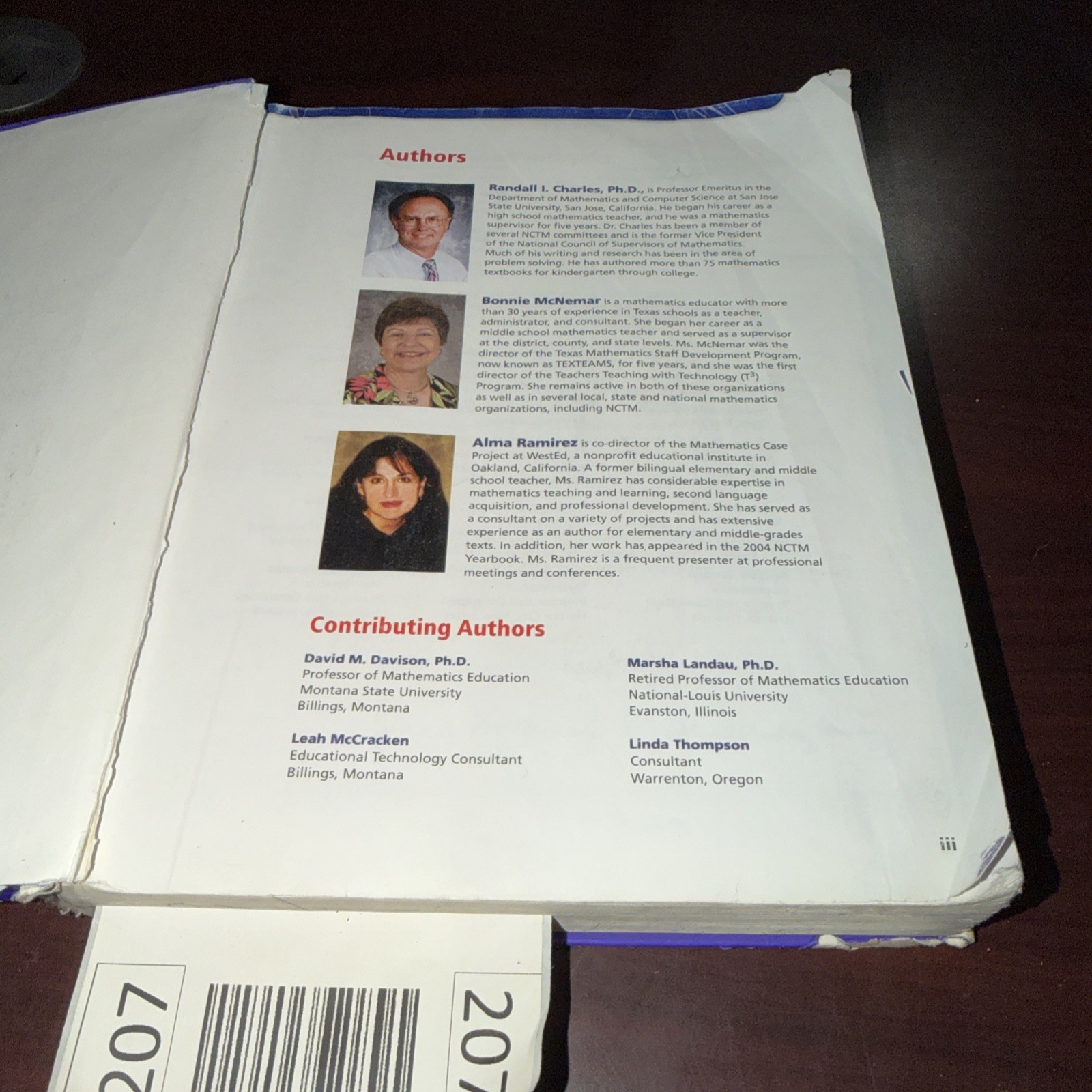 Prentice Hall Mathematics Pre-Algebra, Ramirez, Alma ACCEPTABLE