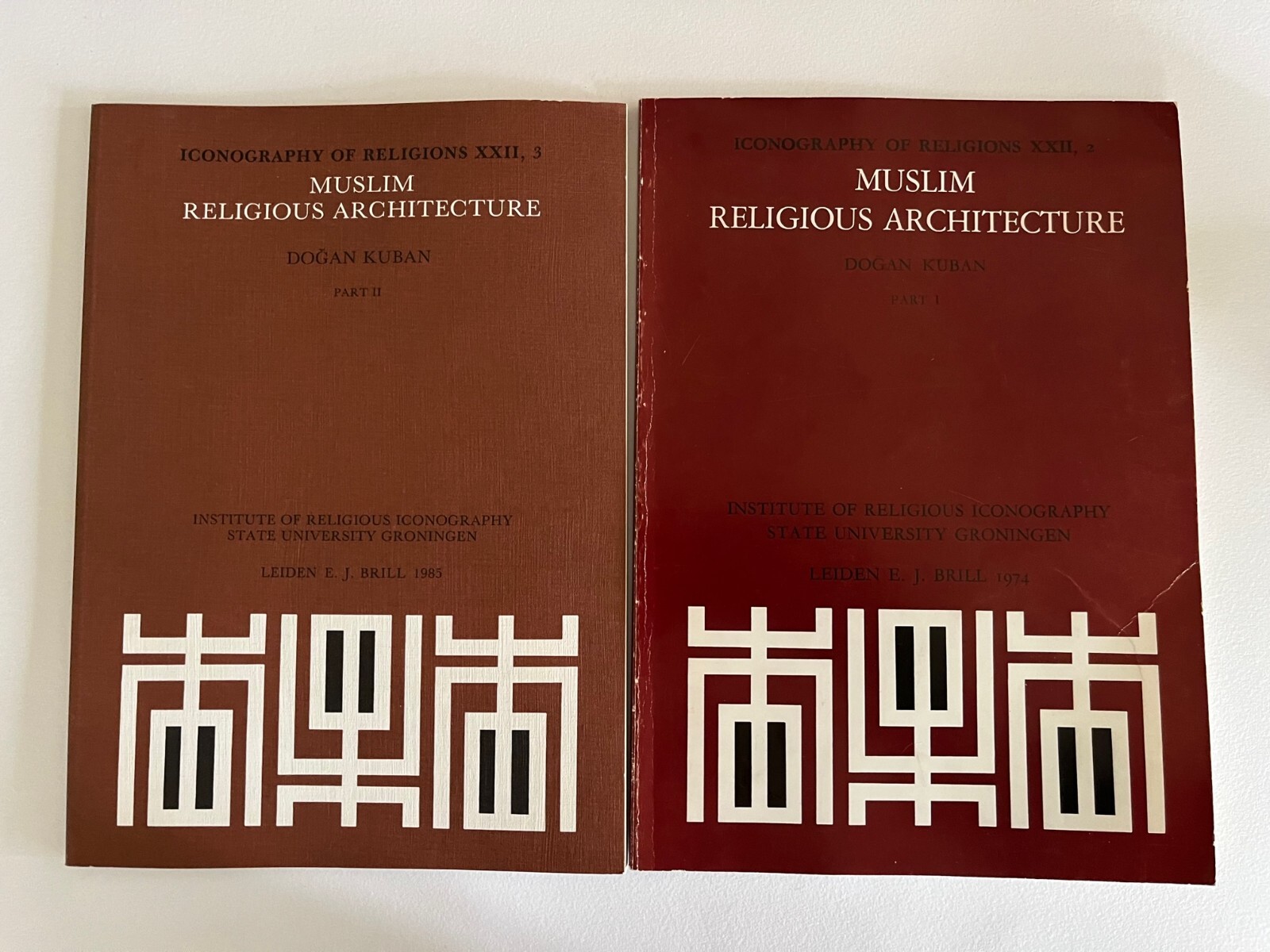 MUSLIM RELIGIOUS ARCHITECTURE by Dogan Kuban ~ 2 VOLUME set ~ Mosque,