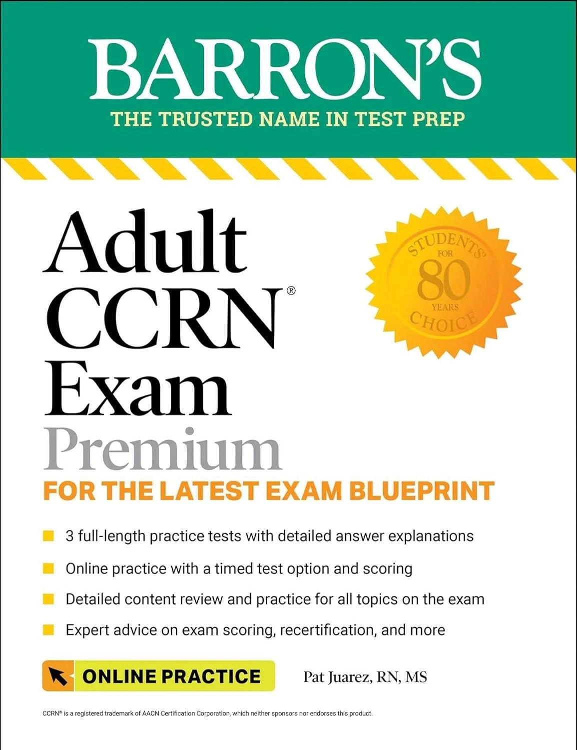 Barron’s Test Prep Series Adult CCRN Exam Premium: Study Guide for the Latest
