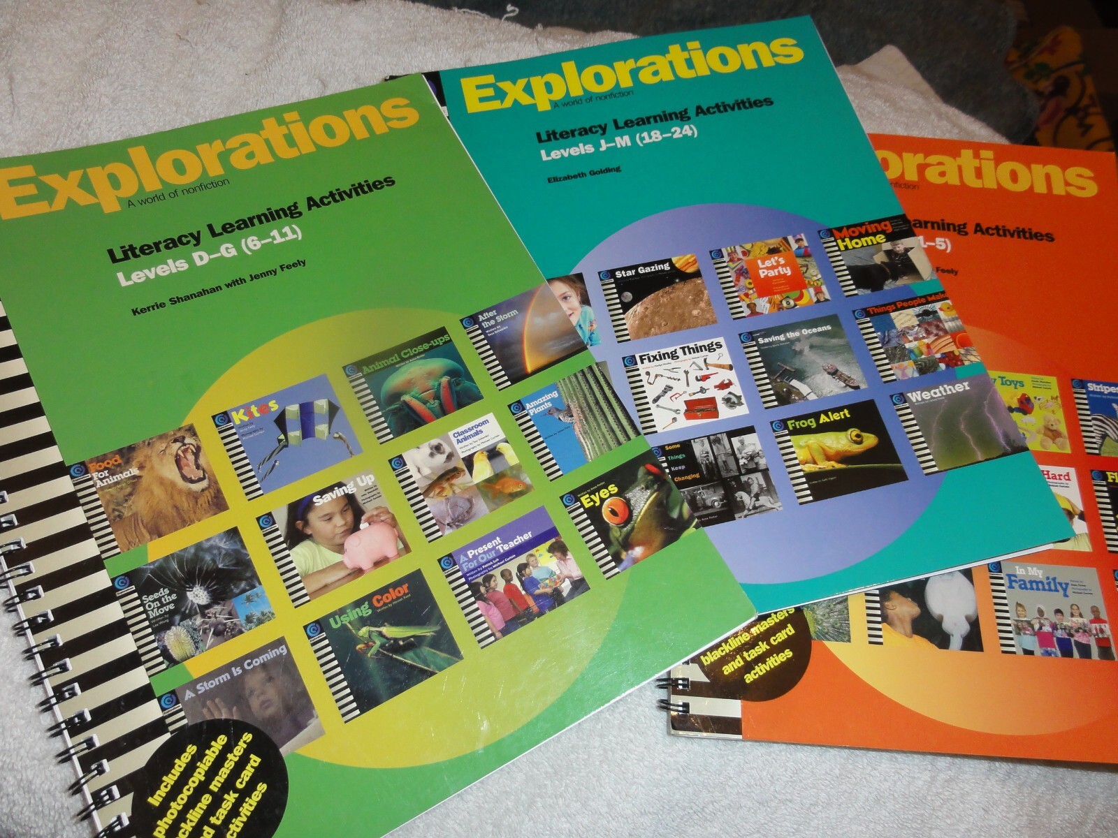 Lot 3 WORK BOOKS Explorations Literacy Learning Activities Student Home School